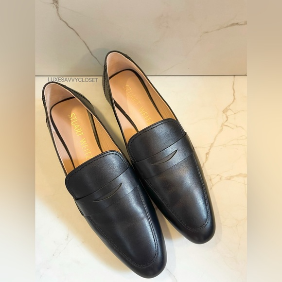 STUART WEITZMAN Leather Loafers - Picture 2 of 10
